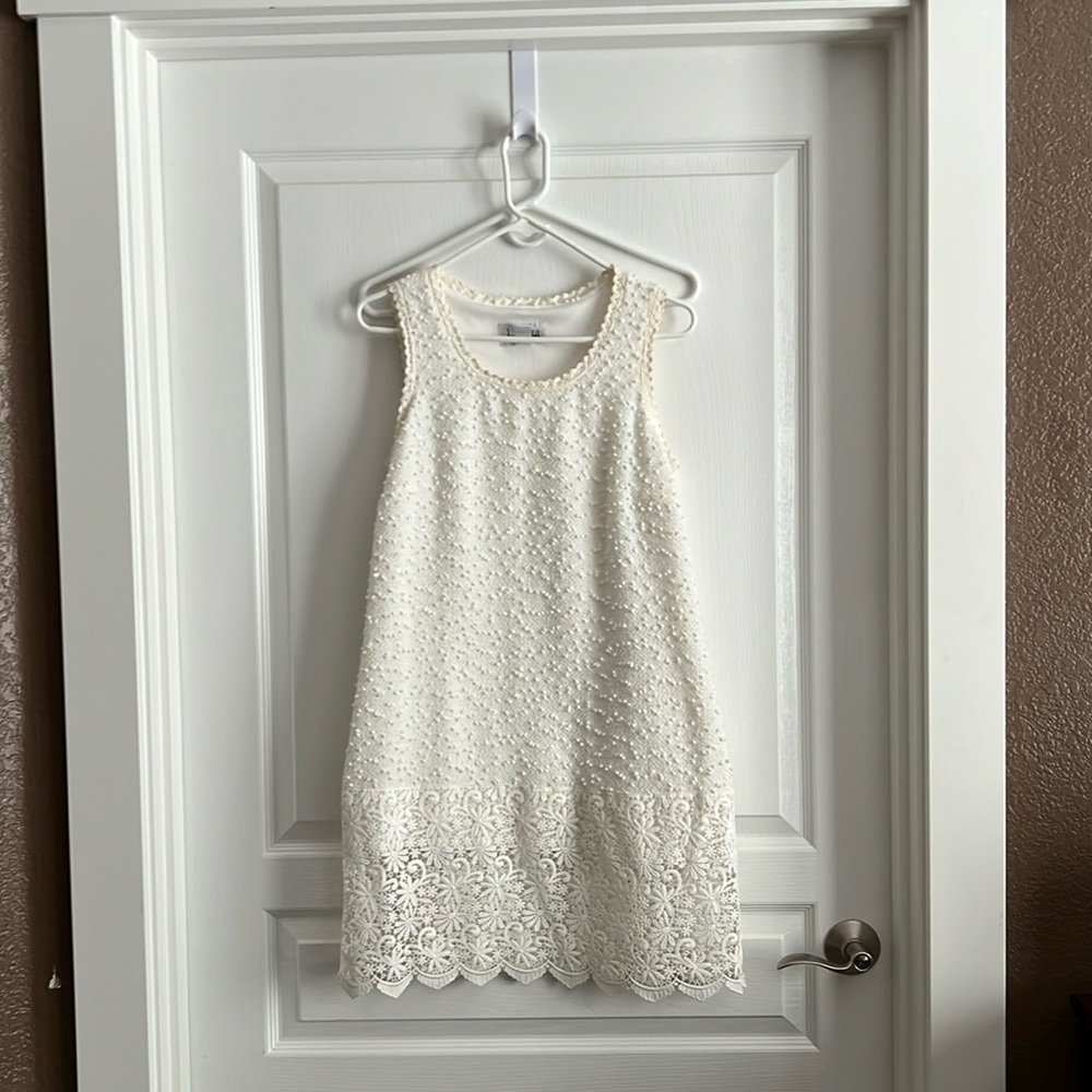 White cocktail dress